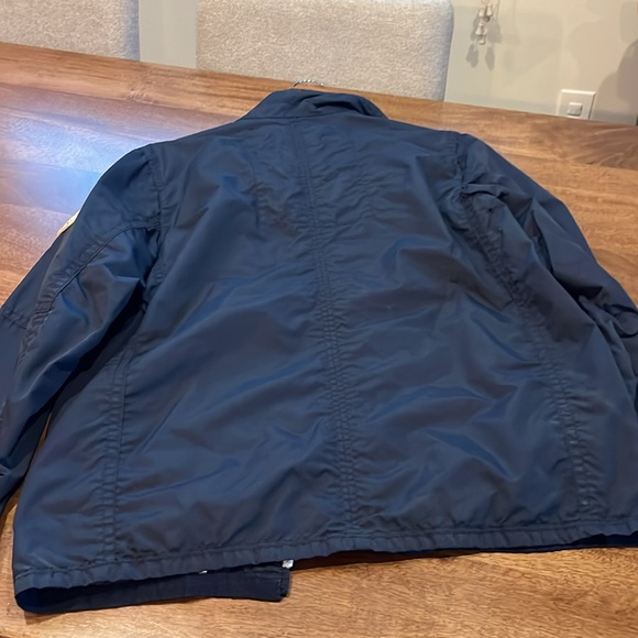 Abercrombie & Fitch Men's Navy Jacket with White Accents Saranac Lake Size XL - Picture 6 of 6